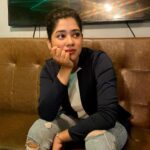 Ditipriya Roy Instagram - Winter evenings…….💙 . . . . . . .#saturdaynight #saturdayvibes #lookbook #blazer #bun #winter #evening #cold #mood #peace #favourite #love #november #city #instamood #instalove #instalike