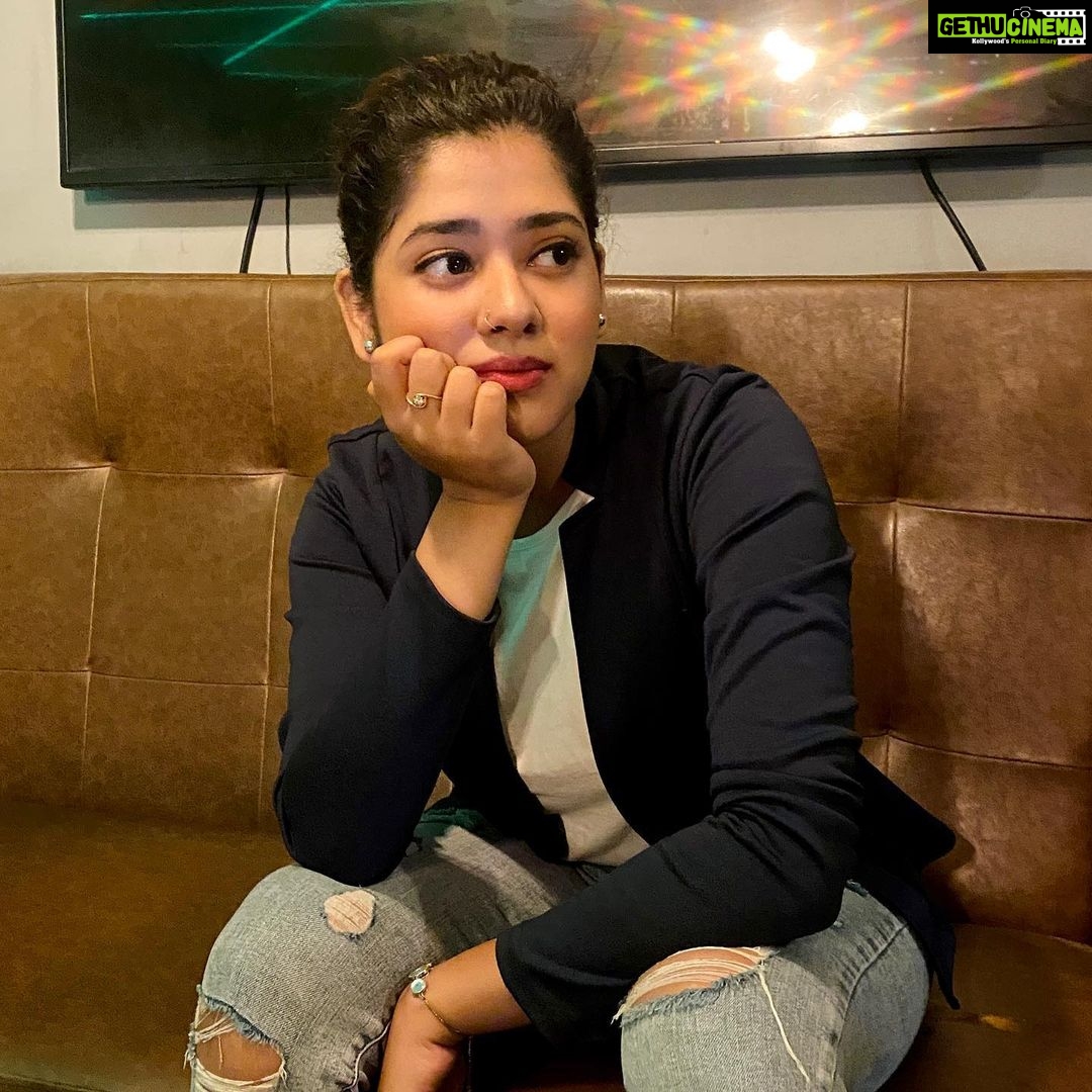 Ditipriya Roy Instagram - Winter evenings…….💙 . . . . . . .#saturdaynight #saturdayvibes #lookbook #blazer #bun #winter #evening #cold #mood #peace #favourite #love #november #city #instamood #instalove #instalike