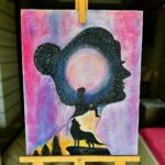 Ditipriya Roy Instagram - Gaze into the emptiness: to the ends of the earth - You're alone with all within……. . . . . . . . By yours truly 🙏🏻 . . . #painting #colour #mood #thoughts #mind #soul #nature #universe #mothernature #she #peace #sunday #sundaymood☀️ #peacewithin #woman #power #instagram #instadaily #instamood