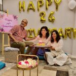Ditipriya Roy Instagram – ॥ ২৪ শে ২৪ ॥
.
.All about last night . Once again Happy anniversary Maa & Baba . Thank you everyone for making their special day more special 🌸♥️ 
.
.
.
.
.
. #anniversary #love #celebration #friends #family #rooftop #mood #positivevibes #happysoul #thankful #grateful #hope #lastnight #insta #instadaily #instamood #instagram
