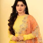Divya Bharathi Instagram - Your sunshine girl🤍 📸 @shareefnandyala 👗 @sameenasofficial Earrings @rimliboutique