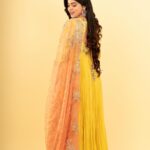 Divya Bharathi Instagram - Your sunshine girl🤍 📸 @shareefnandyala 👗 @sameenasofficial Earrings @rimliboutique