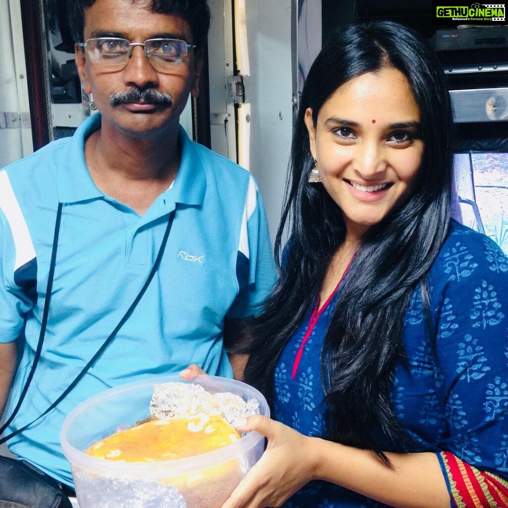 Divya Spandana Instagram - Showed up in memories, it was a sweet moment, thought I’d share with you guys, throwback to 2013 on the sets of Aryan, the camera asst ‘s wife baked a heart shaped cake for me! AND I feel like cake now #brb #tb
