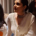 Divya Spandana Instagram - White nights 💫🌟 Makeup @shefalisurvemua Hair @hairartistry_by_lavibuxani Styling @bhavyagowda.07 Assisted by @meghanashetty2011 Jewellery @gajraj_jewellers