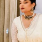 Divya Spandana Instagram - White nights 💫🌟 Makeup @shefalisurvemua Hair @hairartistry_by_lavibuxani Styling @bhavyagowda.07 Assisted by @meghanashetty2011 Jewellery @gajraj_jewellers