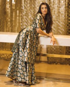 Divyansha Kaushik Instagram - Your girl in @raw_mango for @she_awards 💕

Thankyou @raw_mango and the entire team at the chennai store for making this happen! You guys saved the day and made it even better! 💃💃💃💃
Funny story- I managed to burn my outfit an hour before the event 🥲 And to the recuse came @malinikarthikeyan and @ambertikari 🙇‍♀️🙇‍♀️Thankyou guys for making my first raw mango happen!
Shot by @arunprasath_photography