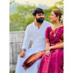Durga Krishna Instagram - It’s a day to celebrate all the memories that we have created throughout this year. Happy Anniversary to you my dear.💕 @arjunravindranofficial 🧿 Thank you Duchaa @dushyanth_krishna_dk for capturing this ❤️ Thank you @nikhil_eventia for making this happened.