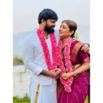 Durga Krishna Instagram - It’s a day to celebrate all the memories that we have created throughout this year. Happy Anniversary to you my dear.💕 @arjunravindranofficial 🧿 Thank you Duchaa @dushyanth_krishna_dk for capturing this ❤️ Thank you @nikhil_eventia for making this happened.