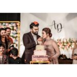 Durga Krishna Instagram - Wedding reception @arjunravindranofficial ♥️ #DAshaadi Photography : @coconut.weddings Events: @eventiaevents @nikhil_eventia Durga Makeup : @vikas.vks.makeupartist Arjun Makeup : @nomarks_shibaz Hair : @sudhiar.hairandmakeup Jewellers : @sangeetha916gold Costume: @paris_de_boutique Styling : @styledbysmiji Entertainment team : my @volcanodancecompany ♥️ Wedding cake : @sugarbeans.cochin Assistant : @nikhilraj002