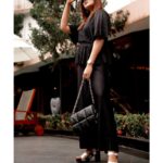 Durga Krishna Instagram - The walk in black ! Styled by @sanliya_sabu Makeup & hair : @aii_dream_makeovers Photography : @kunjava_designads @designads_weddings