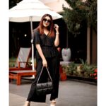 Durga Krishna Instagram - The walk in black ! Styled by @sanliya_sabu Makeup & hair : @aii_dream_makeovers Photography : @kunjava_designads @designads_weddings