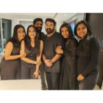 Durga Krishna Instagram - #WhatMoreToAsk. It’s all about yesterday night💃🏻 I was so humbled to spend a private dinner party with my super host lalettan @mohanlal , his best and favourite neighbour & my career best hero Rajuettan @therealprithvi and my sweeet friends @leo_lishoy @saanthim @chandhunadhg7 Amira♥️ Love you guys.. 🥰🤗 @paris_de_boutique Thank you so much for this beautiful simple Black Anarkali🖤