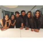 Durga Krishna Instagram - #WhatMoreToAsk. It’s all about yesterday night💃🏻 I was so humbled to spend a private dinner party with my super host lalettan @mohanlal , his best and favourite neighbour & my career best hero Rajuettan @therealprithvi and my sweeet friends @leo_lishoy @saanthim @chandhunadhg7 Amira♥️ Love you guys.. 🥰🤗 @paris_de_boutique Thank you so much for this beautiful simple Black Anarkali🖤