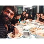 Durga Krishna Instagram - #WhatMoreToAsk. It’s all about yesterday night💃🏻 I was so humbled to spend a private dinner party with my super host lalettan @mohanlal , his best and favourite neighbour & my career best hero Rajuettan @therealprithvi and my sweeet friends @leo_lishoy @saanthim @chandhunadhg7 Amira♥️ Love you guys.. 🥰🤗 @paris_de_boutique Thank you so much for this beautiful simple Black Anarkali🖤