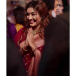 Durga Krishna Instagram - #kalyannavarathri Make up : @vikas.vks.makeupartist Hair : @nikhil_vks Styling : @sanliya_sabu Saree draping : @sindhu_valsan Costume: @khajuraho_boutique_ Jewellery: @dcjewellers.official
