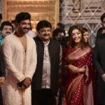Durga Krishna Instagram - Had a wonderful Navarathri Night with Kalyan Family @kalyanjewellers_official And I’m so glad to meet @silambarasantrofficial @iamvikramprabhu @arunvijayno1 @therealprithvi @actormaddy #Nagarjuna sir, #Prabhu sir, #Ranbir sir #kalyannavarathri Make up : @vikas.vks.makeupartist Hair : @nikhil_vks Styling : @sanliya_sabu Saree draping : @sindhu_valsan Costume: @khajuraho_boutique_ Jewellery: @dcjewellers.official
