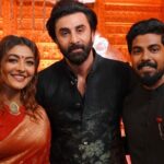 Durga Krishna Instagram - Had a wonderful Navarathri Night with Kalyan Family @kalyanjewellers_official And I’m so glad to meet @silambarasantrofficial @iamvikramprabhu @arunvijayno1 @therealprithvi @actormaddy #Nagarjuna sir, #Prabhu sir, #Ranbir sir #kalyannavarathri Make up : @vikas.vks.makeupartist Hair : @nikhil_vks Styling : @sanliya_sabu Saree draping : @sindhu_valsan Costume: @khajuraho_boutique_ Jewellery: @dcjewellers.official