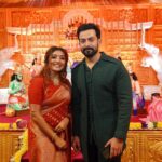 Durga Krishna Instagram - Had a wonderful Navarathri Night with Kalyan Family @kalyanjewellers_official And I’m so glad to meet @silambarasantrofficial @iamvikramprabhu @arunvijayno1 @therealprithvi @actormaddy #Nagarjuna sir, #Prabhu sir, #Ranbir sir #kalyannavarathri Make up : @vikas.vks.makeupartist Hair : @nikhil_vks Styling : @sanliya_sabu Saree draping : @sindhu_valsan Costume: @khajuraho_boutique_ Jewellery: @dcjewellers.official