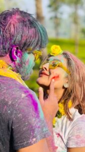 Durga Krishna Instagram - One year of our Haldi 💛 @arjunravindranofficial 

Thank you @nikhil_eventia for making this happened
