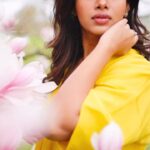 Dushara Vijayan Instagram - Shot by : @georgesimon_m Hairstylist : @renuka_mua Location : @kewgardens Outfit : @zara Kew Gardens, London