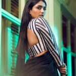 Eesha Rebba Instagram - Every saree has a story….🖤 Photography : @prachuprashanth Wardrobe/styling : @labelswarupa MUA : @kaviyaartistry_off Jewellery: @original_narayanapearls Organised by @arunprajeethm