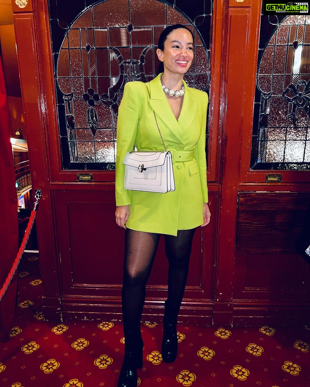 Elena Roxana Maria Fernandes Instagram - About last night, it was wonderful to attend the press night of @thebodyguarduk at the @newwimbledontheatre . . PR @jayjayprofficial . . . #thebodyguarduk #pressnight #event #show #happy #smile #happiness #beauty #beautiful #fashion #style #accessories #glam #glow #pretty #dress #outfit #ootd #outfitoftheday #gettyimages #musical #londonevents #newwimbledontheatre New Wimbledon Theatre