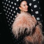 Elena Roxana Maria Fernandes Instagram - All smiles at the @dolcegabbana dinner! . . Photographer: @lucaspossiede Agent: @brave_talents @bravemodels #milanfashionweek #milano #dolceandgabbana #milan #style #fashion #travel #traveldiaries #slay #jewellery #feathercoat #stylefashion #outfit #ootd #glam #glow #beauty #beautiful #slayqueen #street #streetfashion #accessories #love #pretty #travelandslay #show