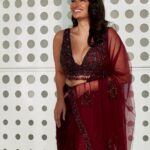 Elena Roxana Maria Fernandes Instagram - All glam for the first night of @iifa! Photographer: @anoop.devaraj @dhirajsmahajan Outfit: @nitikagujralofficial @amigos.rizwan @rizwanssk HMUA: @nabila_salon @tauseefahmed.official Location: @wabudhabi . . #iifarocks #iifa #wabudhabi #outfitoftheday #iifa2023 #beauty #beautiful #saree #ootd #glam #glow #pretty #abudhabi #fashion #style #showstopper #travel #traveldiaries #slay #shine #red #redhot Abu Dhabi, United Arab Emirates