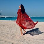 Elena Roxana Maria Fernandes Instagram - Paint it red! ❤️ . . . Photographer : @fotomanipulationz Outfit: @nicodidonna . . #paint #red #hot #shoot #shootdiaries #travel #slay #beach #hotbod #body #fashionista #bodypositive #positivity #beauty #glam #glow #style #stylish #ootd #outfitoftheday #outfit #travelandslay #sealife #dubai #dubaitravel