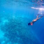 Elena Roxana Maria Fernandes Instagram - Feels like paradise! ❤️ . . . . #paradise #sea #happy #blue #feels #underwater #deep #beauty #heaven #ootd #retreat #leisure #travel #slay #forever #sealife #island