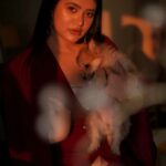 Ena Saha Instagram - How You Love Yourself Is How You Teach Others To Love You... . . . Photography @the_vagabong_creator #enasaha #photooftheday #photoshoot #actress #brown #dress #trending #statement #tollywood #tollywoodonline #outfitoftheday #actorslife #puppy #dog #dogsofinstagram #home #sunset #light #explorepage #explore #nationalpuppyday #t2puparazzi