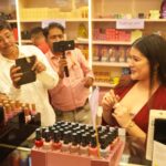 Ena Saha Instagram - At the inauguration of #vanity101 @raai_shot such a lovely moment it was❤ . . . #inaguration #beautyproducts
