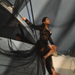 Ena Saha Instagram - February is the border between winter and spring 🖤🖤🖤 Photography by @somnath_roy_photography Video @shayakchakraborty Styled by @sandip3432 Hair and make up @sahababusona #shoot #love #costume #sea #yauatcha #black #magic #photooftheday #explore #enasaha Thailand