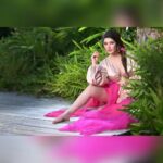 Ena Saha Instagram - Fashion is instant language, you start communicating instantly!🌸 #photoshoot #naturalbeauty #pinkcolor #fashionstyle #explore #enasaha