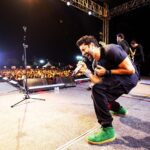 Farhan Akhtar Instagram - Had an awesome time performing at the No 1 Yaari Jam in Vasai last evening. Thank you to all in attendance .. big hug ♥️ @farhanliveofficial #music #live #concert #gig #rock #stage #lights #sound #guitar #power #drums #performance Image @akhileshganatraphotography 🙌