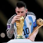 Farhan Akhtar Instagram - ARGENTINA.. ✊🏽♥️🏆 This has to be one of the most incredible finals ever played. Heart goes out to @k.mbappe and the resilient French squad but tonight was destined to belong to Argentina and @leomessi .. what a team! What a player!! 🐐 Also, let’s take a second to emphasise how important that 122nd minute save by Martinez was.. that guy is a boss!!! Amazing game .. just amazing. The hangover of this emotional roller coaster will last a long long time. Wow!