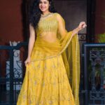 Faria Abdullah Instagram – Surajmukhi vibes🌻🌻🌻

Styled by @officialanahita 
Outfit: @arka_by_divya_kanigalupula 
Pic: @_anupphotography