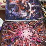 Faria Abdullah Instagram – I picked up the skill of painting at a very young age in life. I wasn’t good at portraits and anatomy or sketching but I loved colours and the idea of getting down and dirty with it. It’s one of those channels for me that helps me release. 
Art has so much healing power. It’s so powerful. But are we vulnerable enough to let it enter our life and use it to our advantage without judgement? 

Pick up a piece of anything today and drip some paint on it. Use your hands, brushes, plants, clothes, cutlery whatever you like, and just go for it. Let me know how it feels! 

PS I love the fact that these two pieces are on newspapers 😂 makes it more raw and organic. 

#artistsoninstagram #artwork #abstractart #abstractpainting