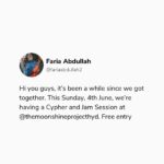 Faria Abdullah Instagram – Okay, see you guys on the weekend. Can’t wait to let it out in the circle. Music is sorted @djivanlendlproximitycrew is gonna kill, Vibe is sorted @themoonshineprojecthyd, and of course it’s always great to meet artists of Hyderabad. Special thanks to @treehuggerzclub 

@swapnilextkumar @thefreshestkind @jerome_bboyshadow @harsha.komet @ayush_0o0 @thewhyldchild @ken_neill17 @hydhiphop_ @cypher_hours @pratyush4dsharma @shubhra.barua41 @mahiwaaay @iammohitbaid @akbar_abu @arun.aloysius @90s__kid @chaitanya_korapati @mr_rdx_robin @chaitanyanahar 

If you miss it, deal with the fomo.
