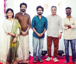 G. V. Prakash Kumar Instagram - Happy to work with this hardworking team 
@ikamalhaasan @sivakarthikeyan @saipallavi.senthamarai @rajkumarperiasamy @turmericmedia @sonypicturesin #sk21