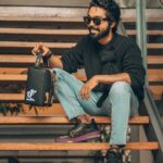 G. V. Prakash Kumar Instagram - “Say Hello to my friend from @louisvuitton ” 📷: @Azhar_Photography Hair: @DevSakthivel Makeup: @Mari_Makeup_Artist_Studio Location: @LeDupleix.Pondicherry #MensPopUp #Menswear #LouisVuittonBangalore #LouisVuittonUBCity #louisvuitton