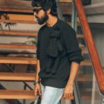 G. V. Prakash Kumar Instagram - “Say Hello to my friend from @louisvuitton ” 📷: @Azhar_Photography Hair: @DevSakthivel Makeup: @Mari_Makeup_Artist_Studio Location: @LeDupleix.Pondicherry #MensPopUp #Menswear #LouisVuittonBangalore #LouisVuittonUBCity #louisvuitton