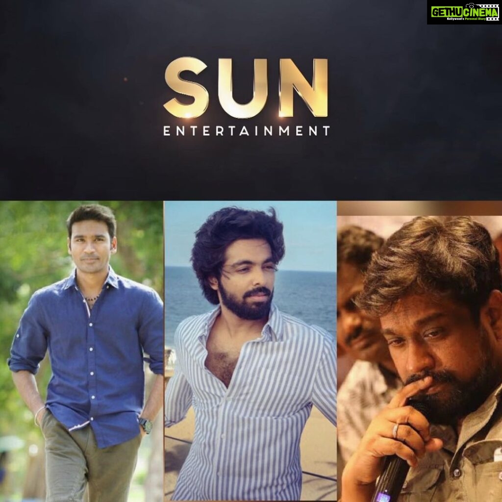 G. V. Prakash Kumar Instagram - Super happy to announce that my first audio single for this year is sung by my favorite @dhanushkraja ..for my next film as an actor with @rajeshmdirector produced by #sunentertainment ... first look and single very soon ... the song is titled #TaTaByeBye lyrics by #GanaVinoth .... @amritha_aiyer @gururameshv