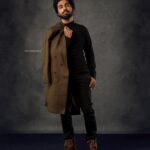 G. V. Prakash Kumar Instagram - Best in black .. Styling : @thoorigaikabilan Photography : @maheshwarun.photography Hair : @vurvesalon Wardrobe: @poshaak_bespoke Studio : @arangaa.space Shoes : @taasooofficial