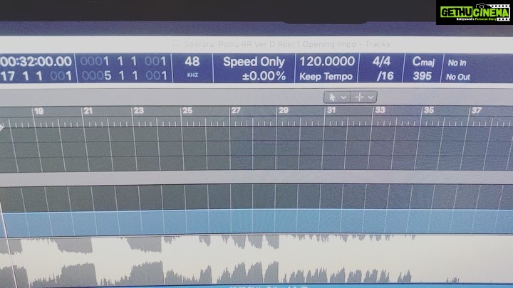 G. V. Prakash Kumar Instagram - Hold on to ur seat belts ... a glimpse from the bgscore of opening reel for u ... 🔥🔥 #sooraraipottru @actorsuriya #sudhakongara @rajsekarpandian @sonymusic_south #bgscore #bgm