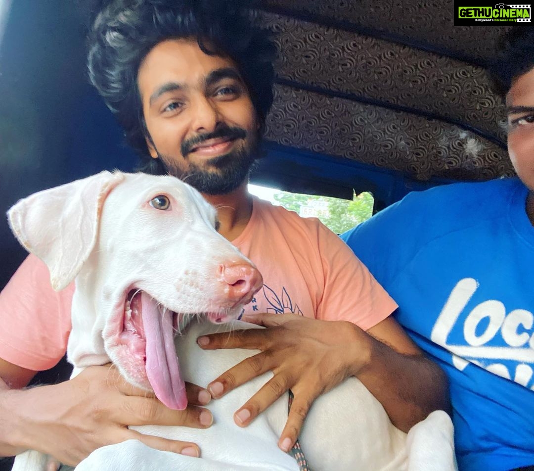 G. V. Prakash Kumar Instagram - Throw back to an #autorickshaw ride with happy boy ✨💫 #India #rajapalayam #happy