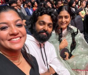 G. V. Prakash Kumar Instagram - All smiles team #sooraraipottru at #filmfareawards