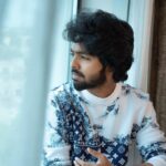 G. V. Prakash Kumar Instagram - Every story is us ✨💫❤️ … #love #rumi #photography #louisvuitton Shoot organized & visuals by @stagecraft.photography Photography @irst_photography @storiesbypreetham Styling- @vynod.sundar Hairstylist- @chella_hair_makeup Makeup - @mari_makeup_artist_studio