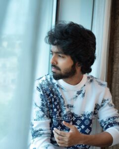 G. V. Prakash Kumar Instagram - Every story is us ✨💫❤️ …
#love #rumi #photography 
#louisvuitton 
Shoot organized & visuals by @stagecraft.photography 

Photography @irst_photography
@storiesbypreetham

Styling- @vynod.sundar 

Hairstylist- @chella_hair_makeup

Makeup - @mari_makeup_artist_studio