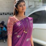 Gabriella Charlton Instagram - Recent clicks from the sets of ER2 Saree & blouse by the best @sdduniqueboutique_97